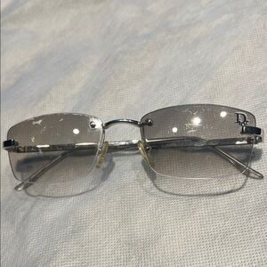 Dior Men's Glasses with Silver Frame
